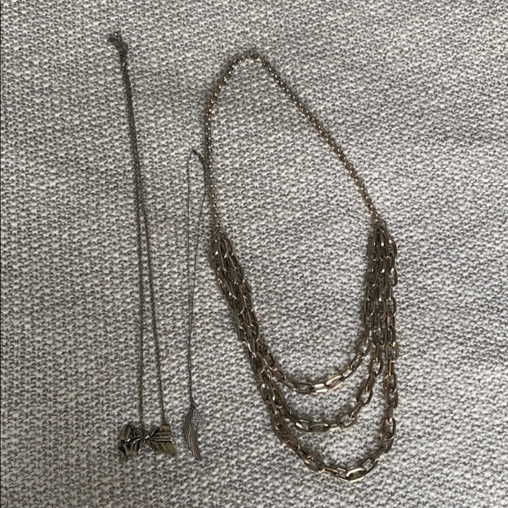 Bundle of three necklaces